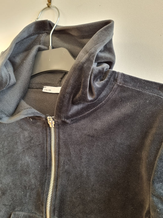 Velour hoodie