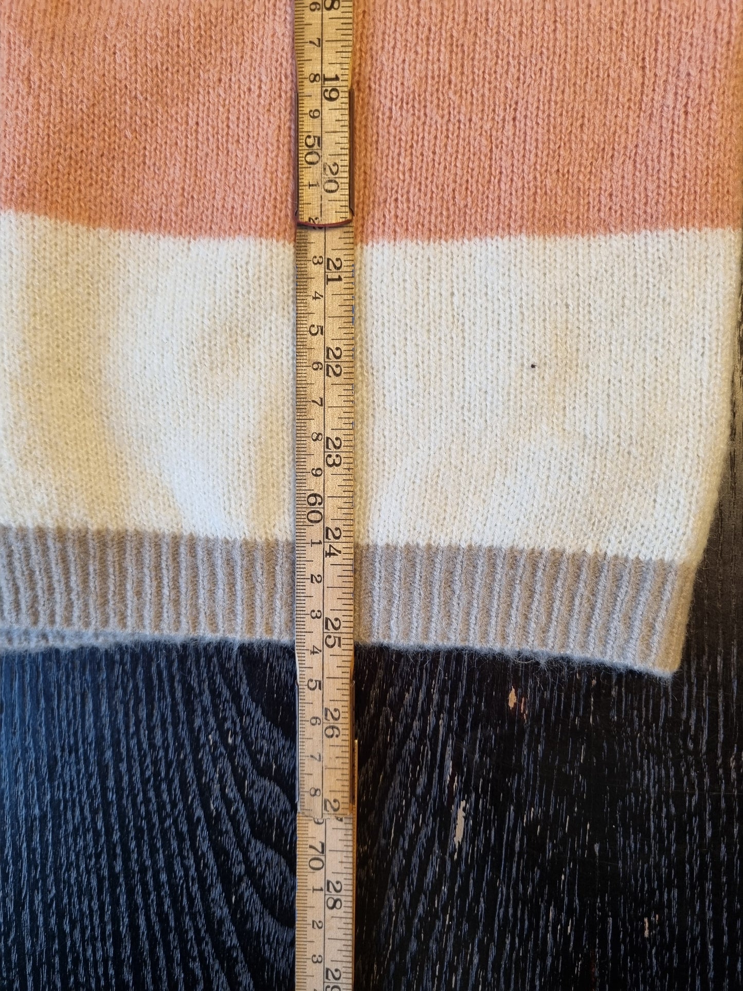 Stripet cardigan - XL