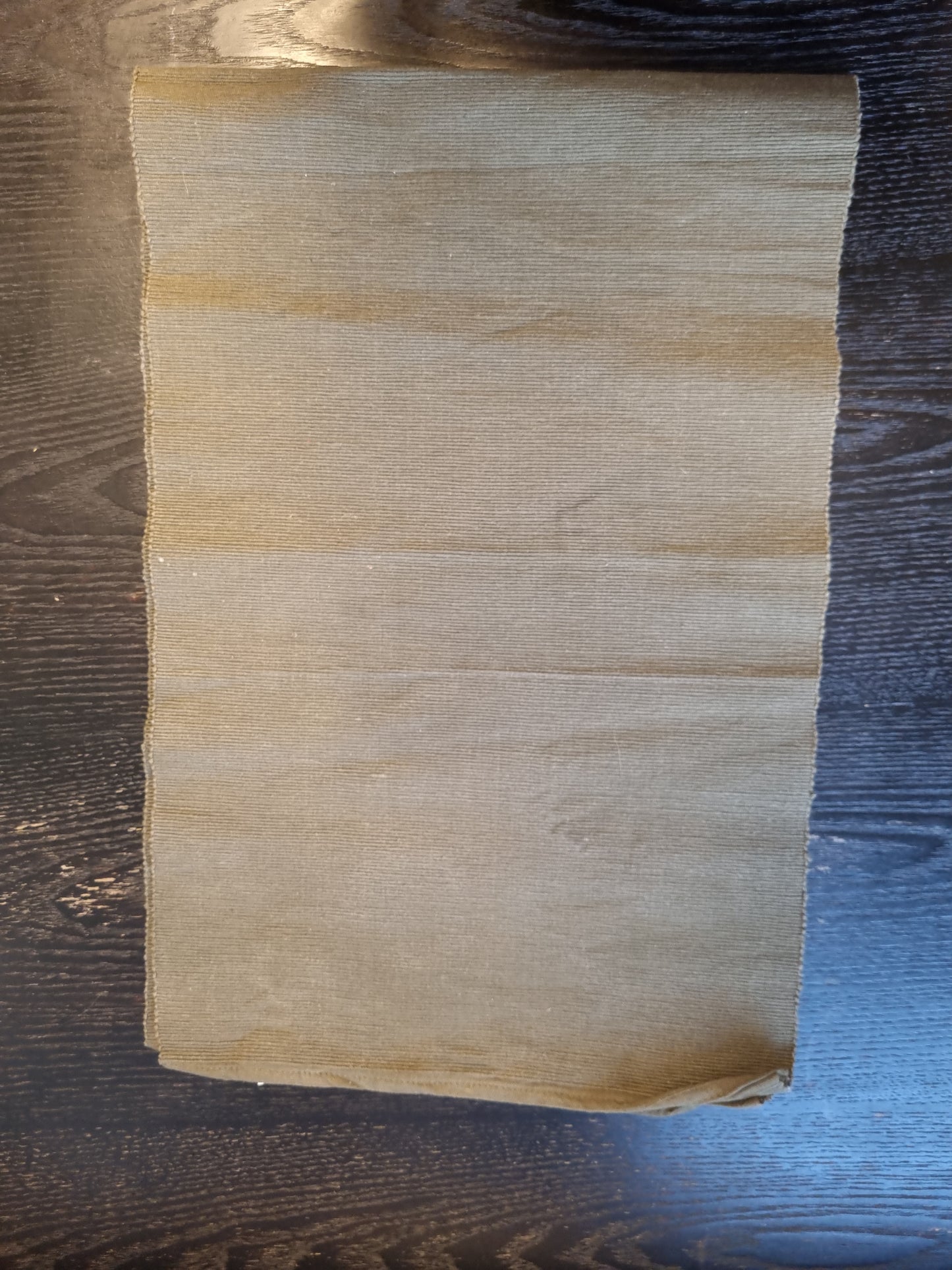 Grønn løper 35x120 cm
