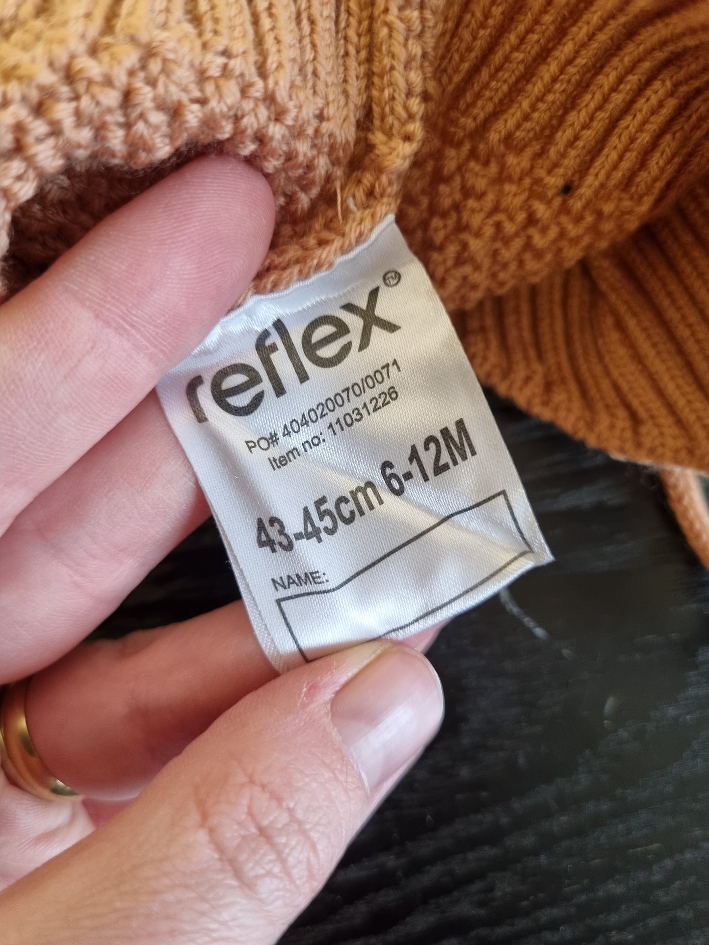 Reflex bomullslue - 6-12m