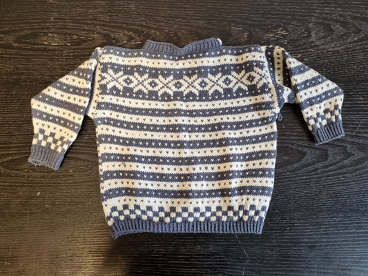 Hjemmestrikket ullgenser - 80