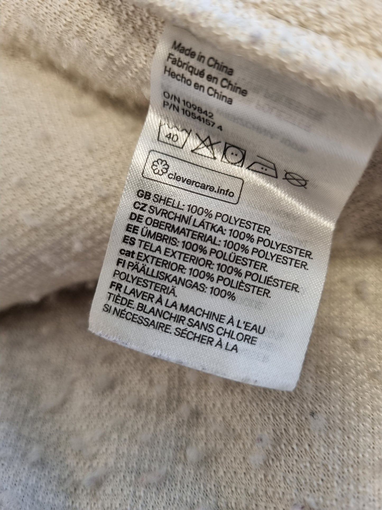 H&M teddyfleece jakke - XS
