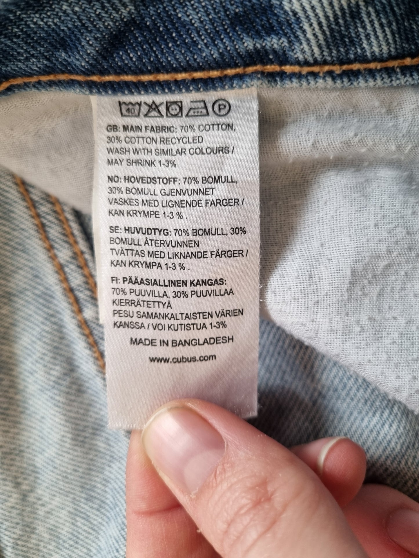 Cubus straight fit jeans - 35/32