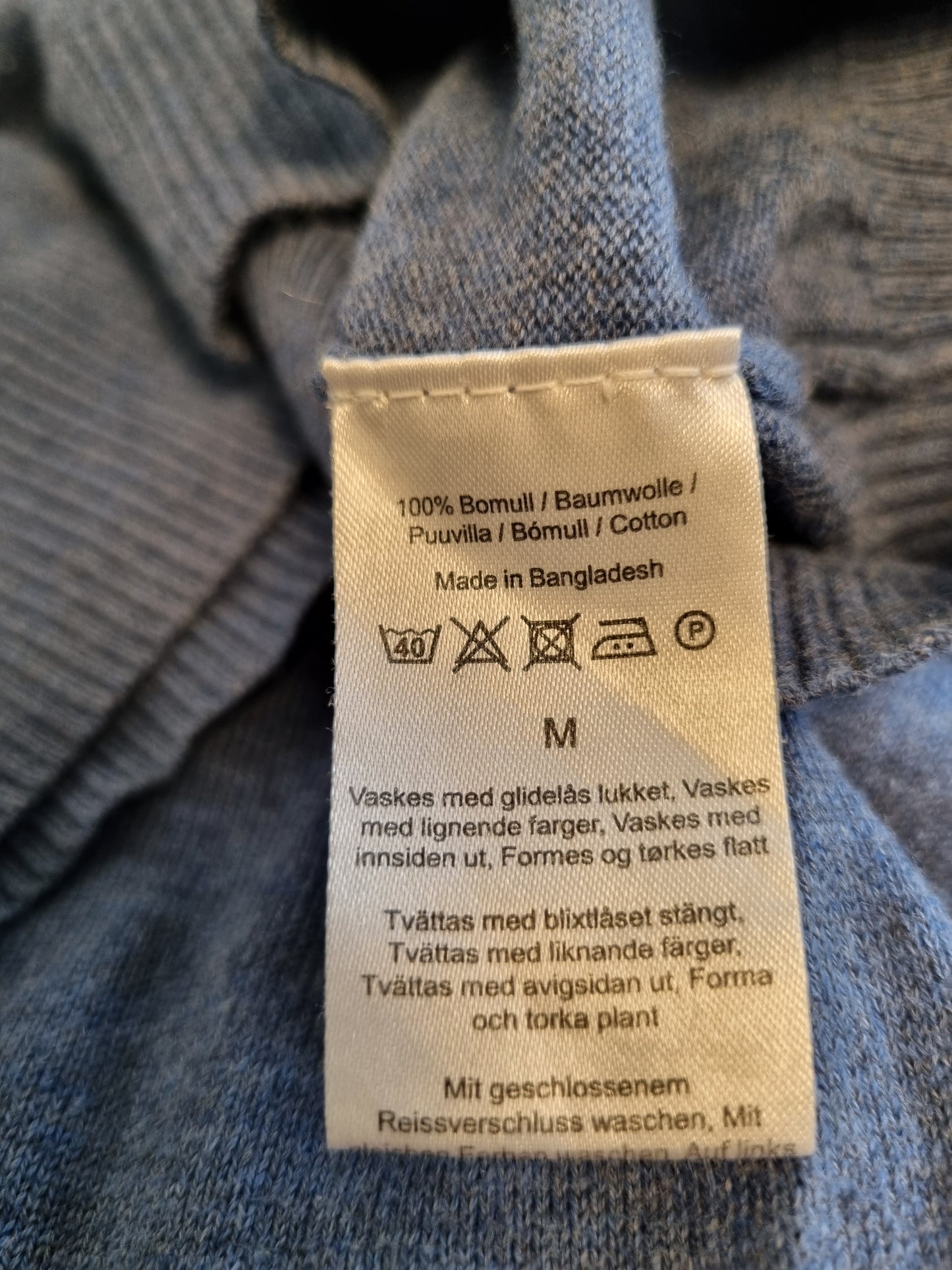 Dressmann half zip genser - M