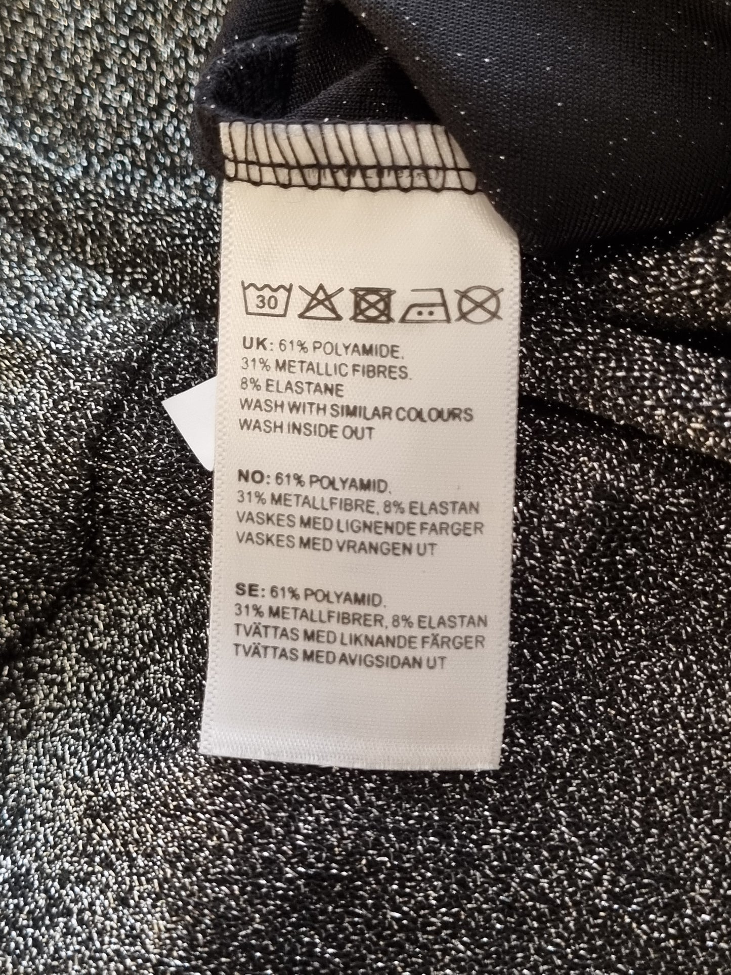 Bik Bok glitterbukse – M