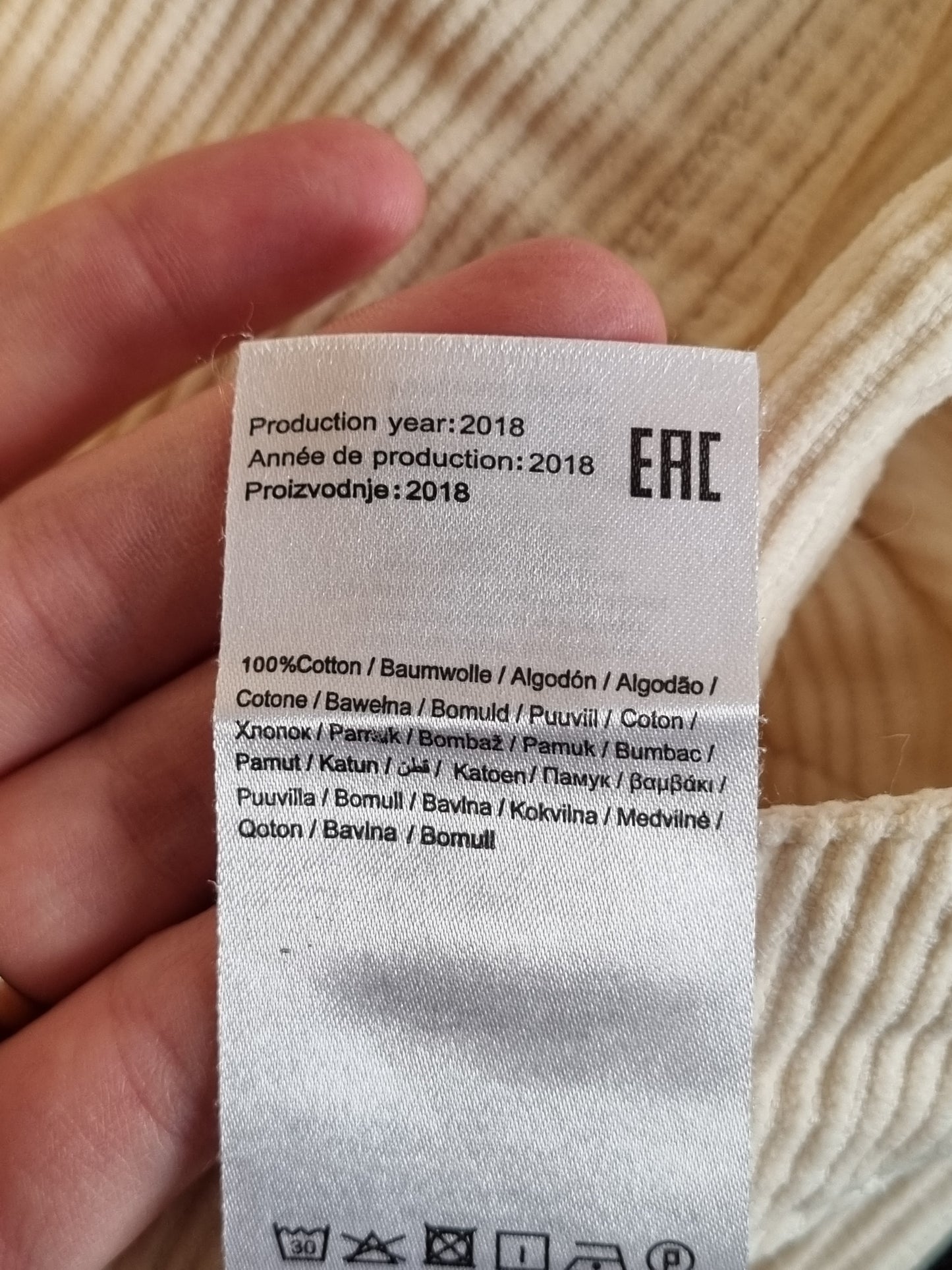 Vero Moda cordfløyelsbukse – str. M / L32