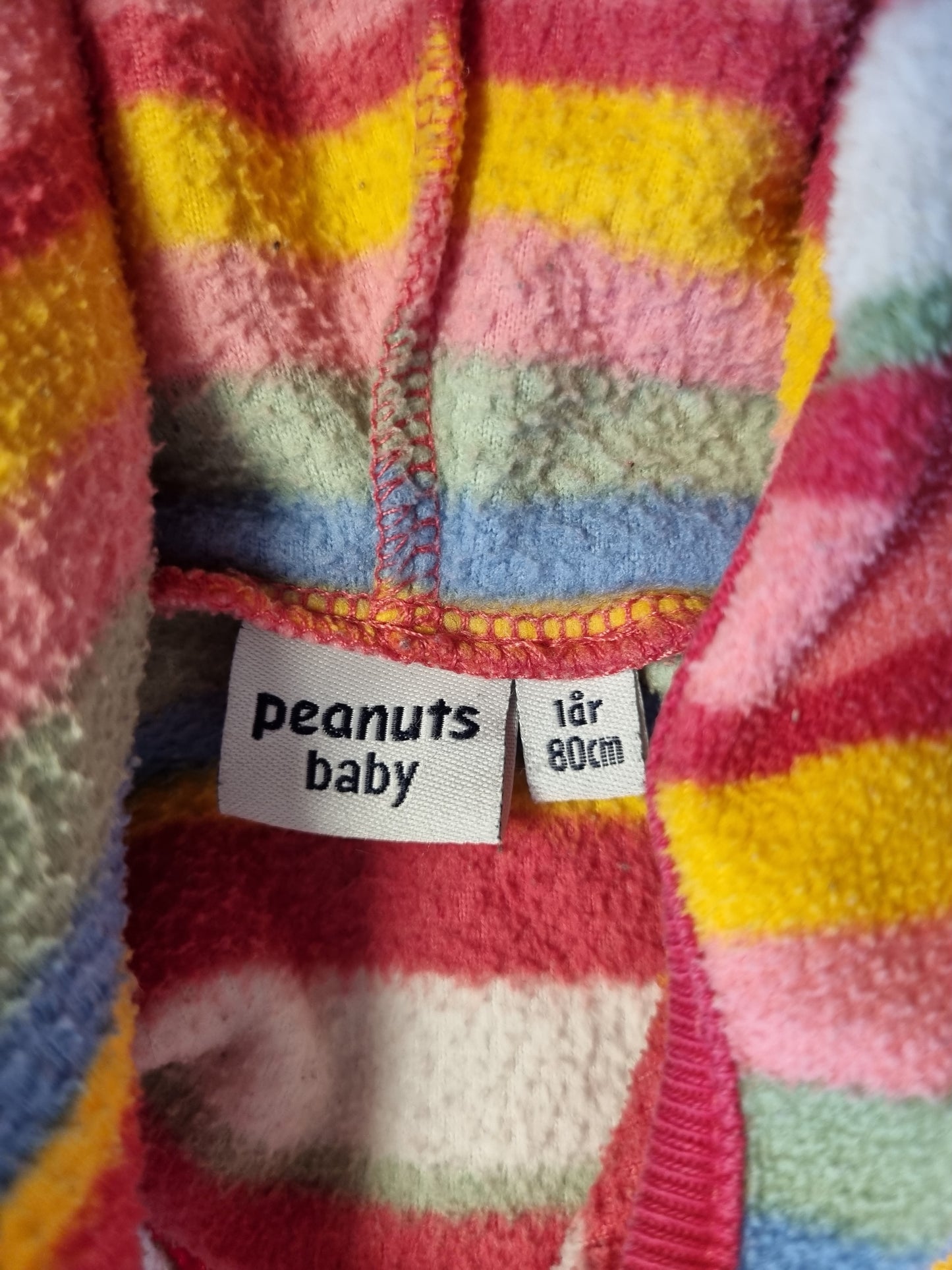 Peanuts Baby fleecejakke - 80