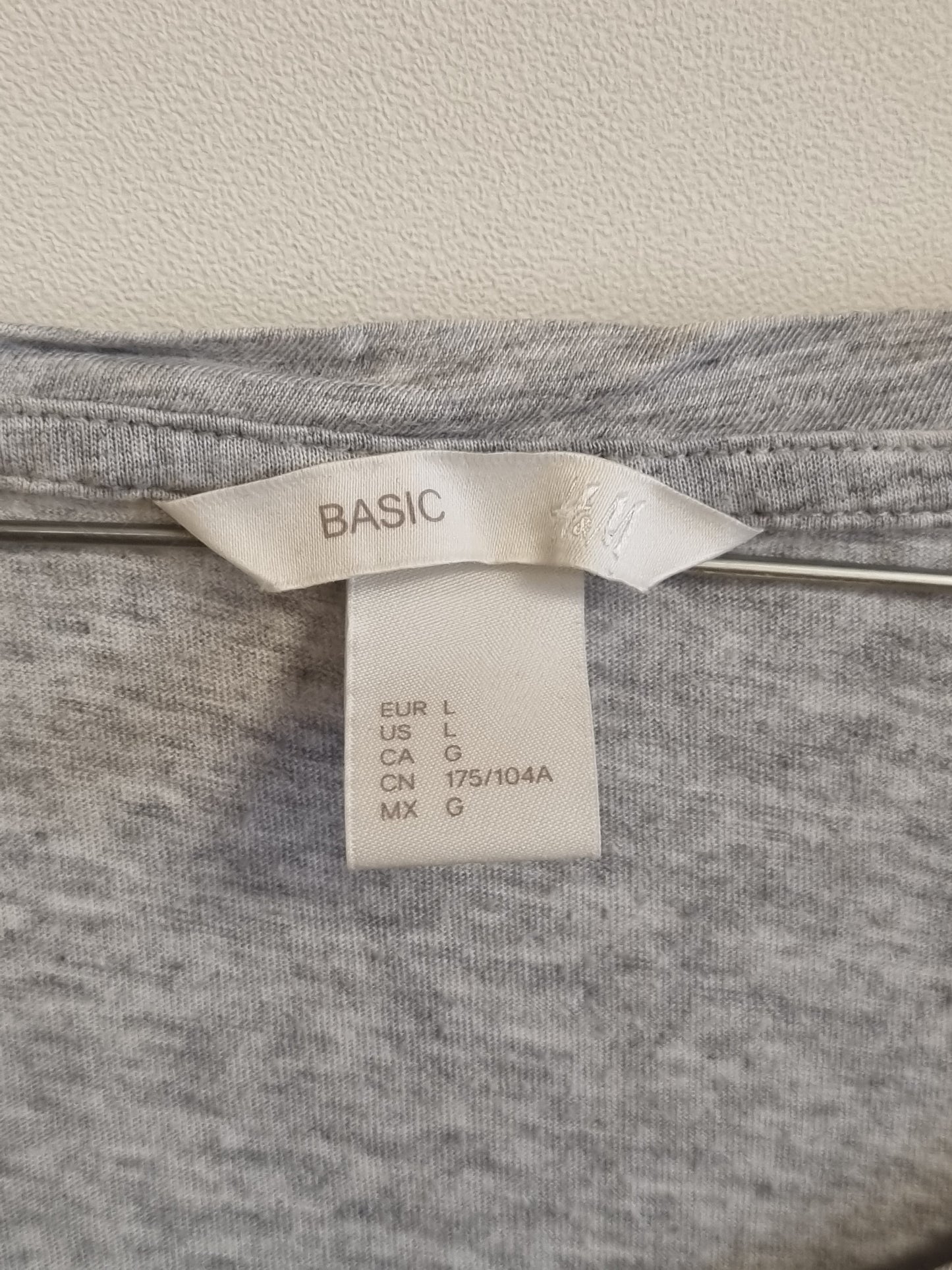 H&M Basic t-skjorte - L