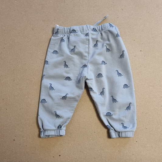 Blå bukse med dinosaurer / H&M - 68