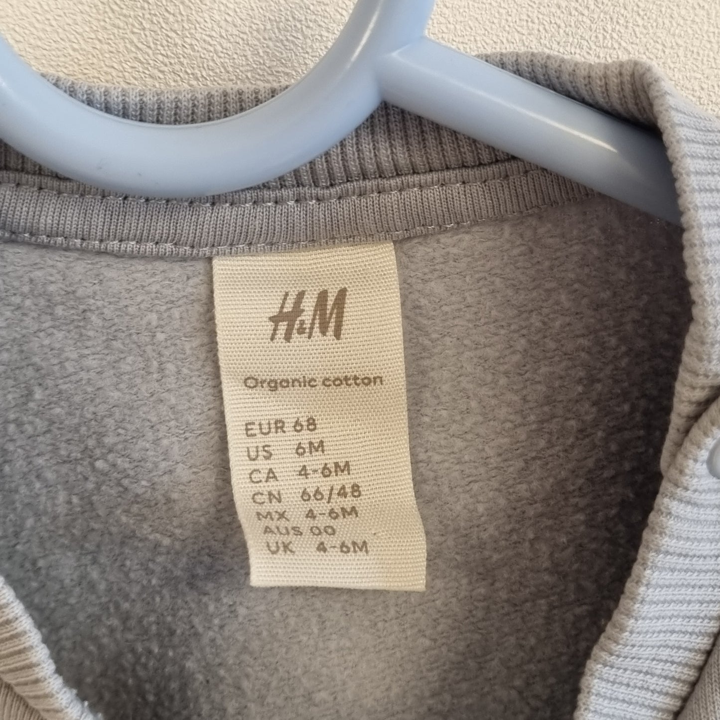 Lyseblå genser med dinosaurer / H&M - 68