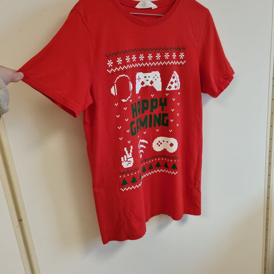 Rød gaming t-skjorte / H&M - 170