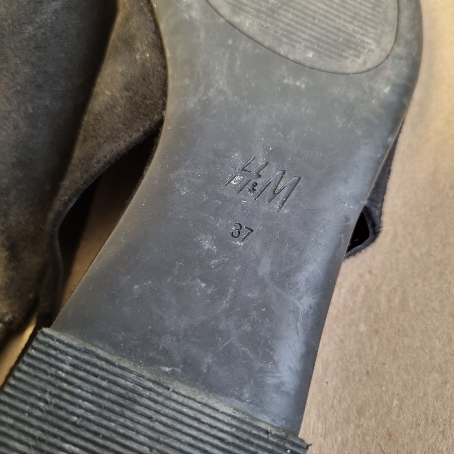 Svarte slingback-sko med sløyfe - 37