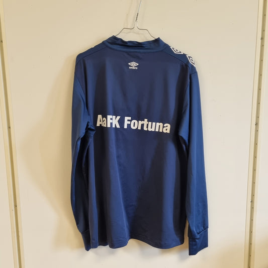 Blå fotballgenser / Umbro AaFK Fortuna - L