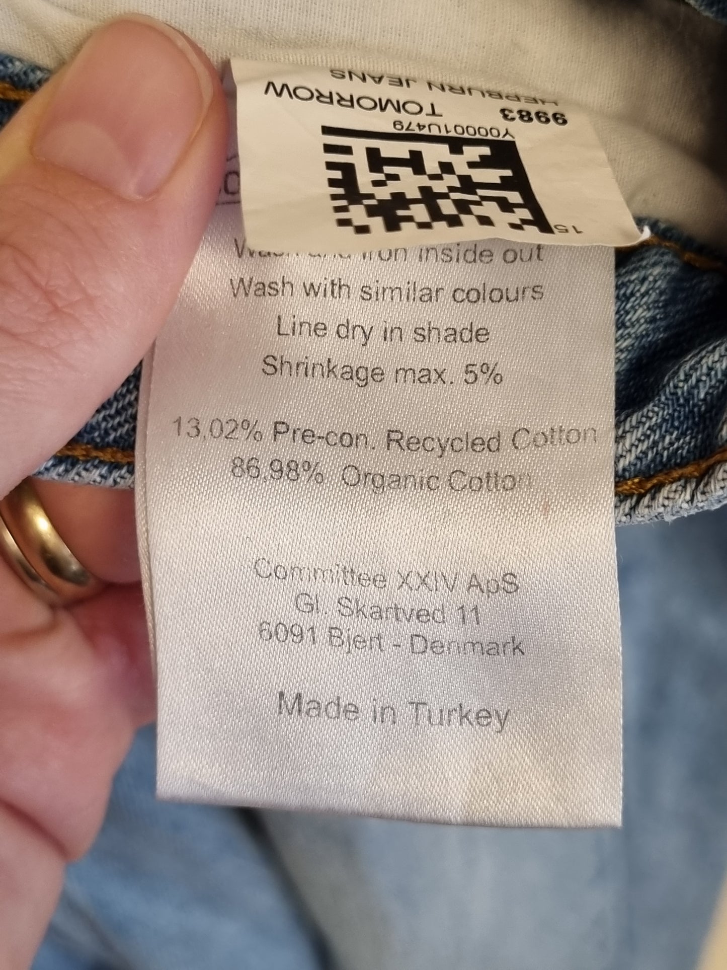 Blå jeans / Tomorrow Hepburn - W25/L32