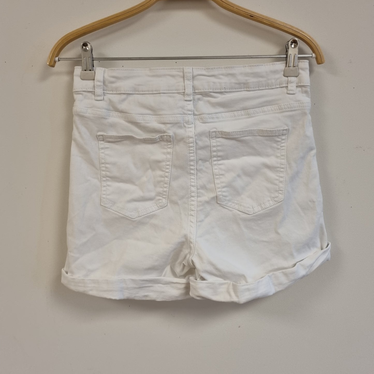 Hvit jeansshorts / Cubus Jane Shorts - M
