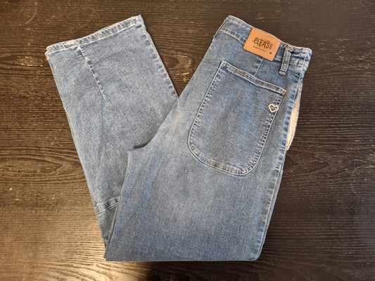 Please / Italiensk jeans - M