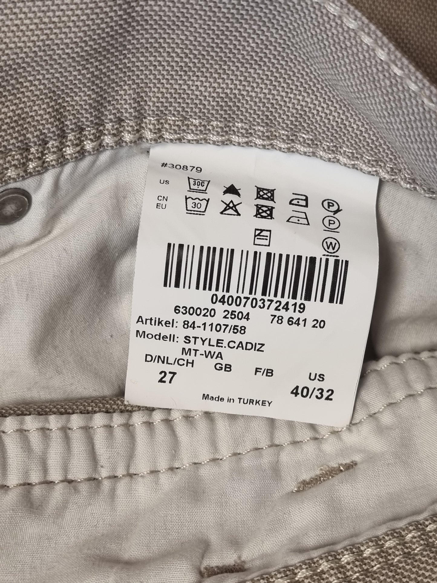 Beige herrebukse / Brax - 40/32