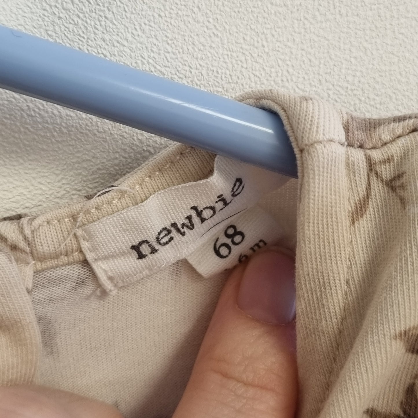 Beige blomsterkjole / Newbie - 68