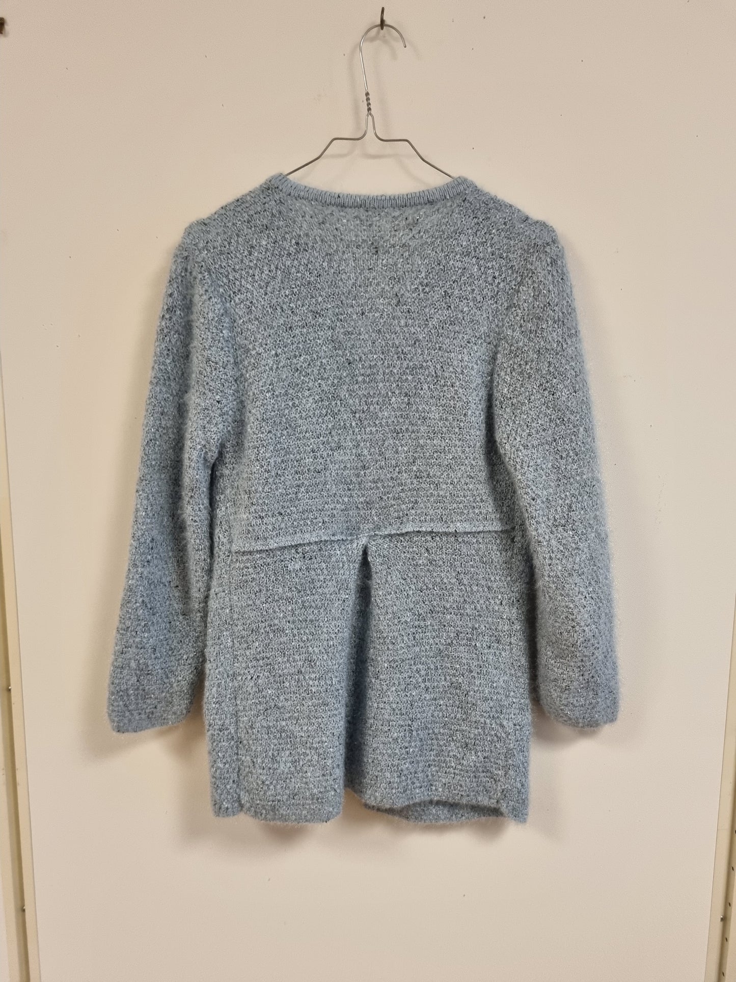 Lyseblå cardigan - M/L