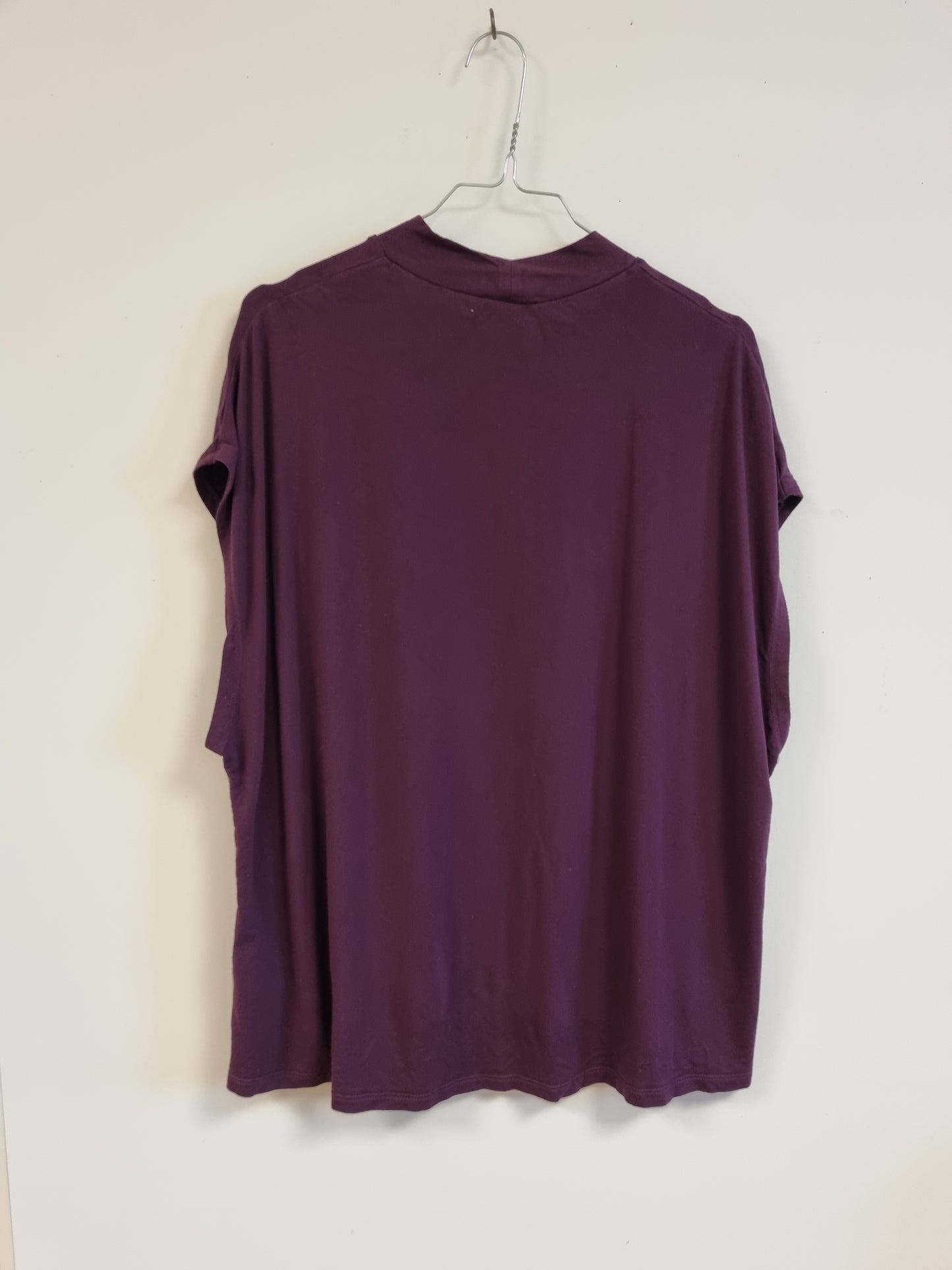 Mørkelilla tunikatopp - XXL