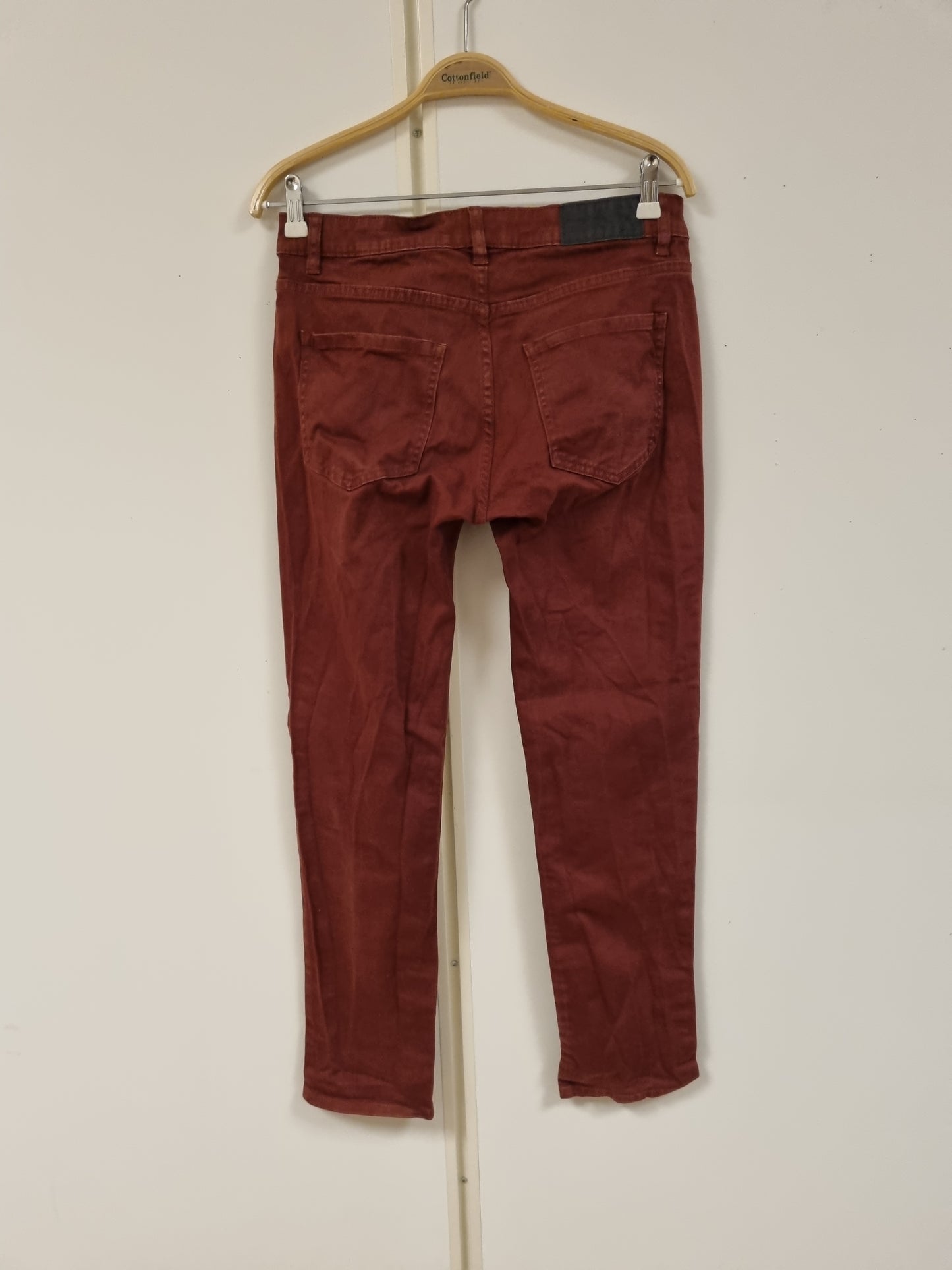 Rustbrun bukse med regular fit - 30/30