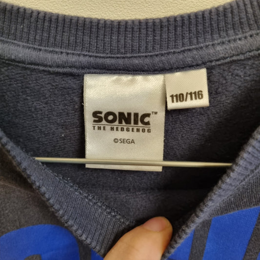 Mørkeblå Sonic genser - 110/116