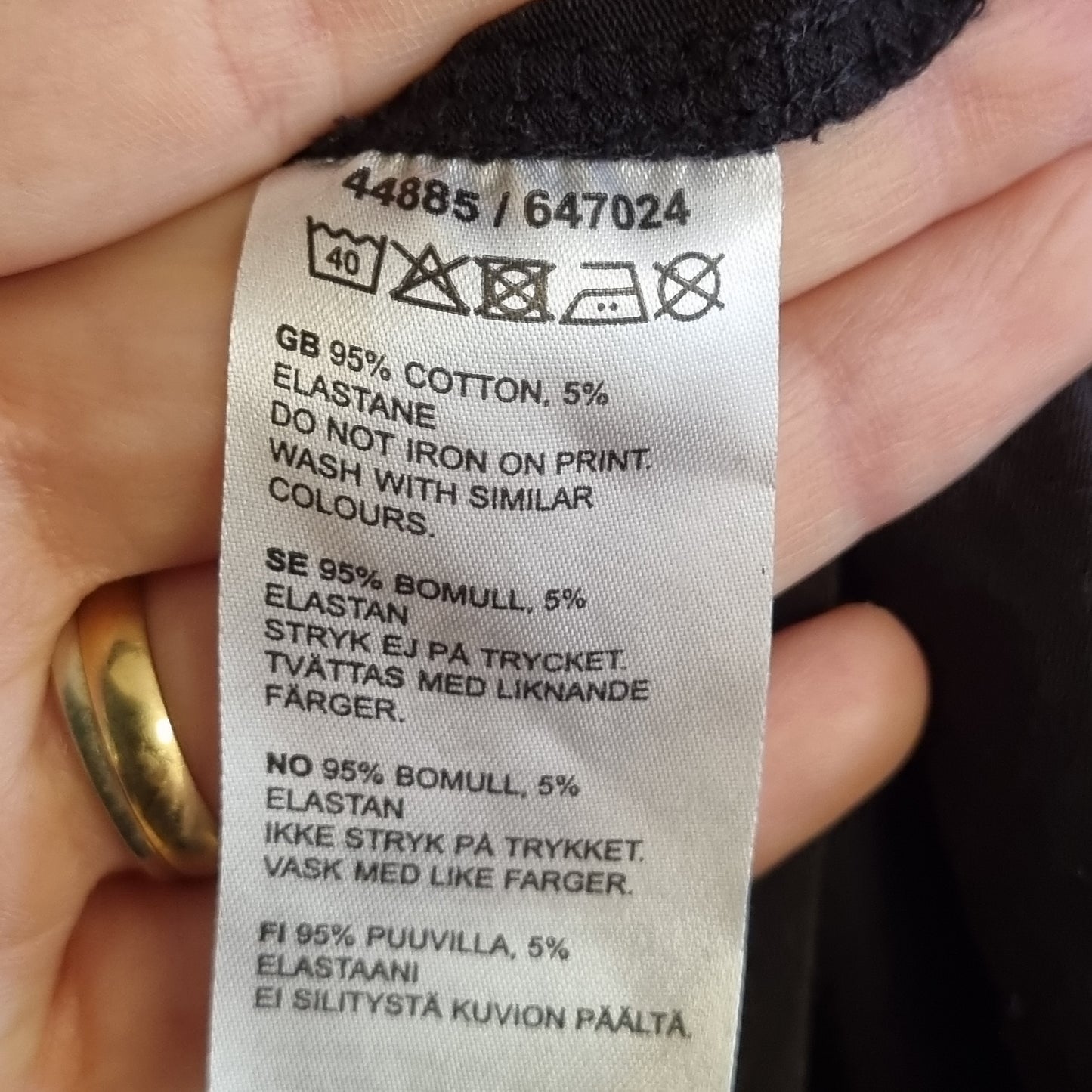 Svart singlet / XLNT – XL