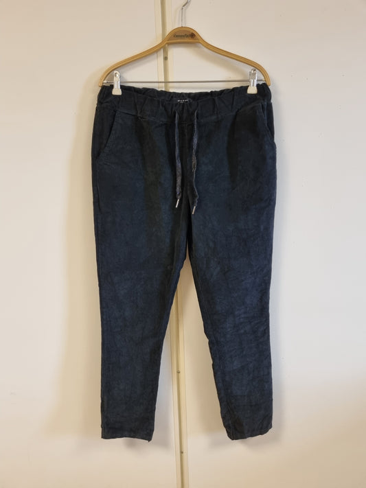 Mapp mørkeblå cordbukse - L/XL