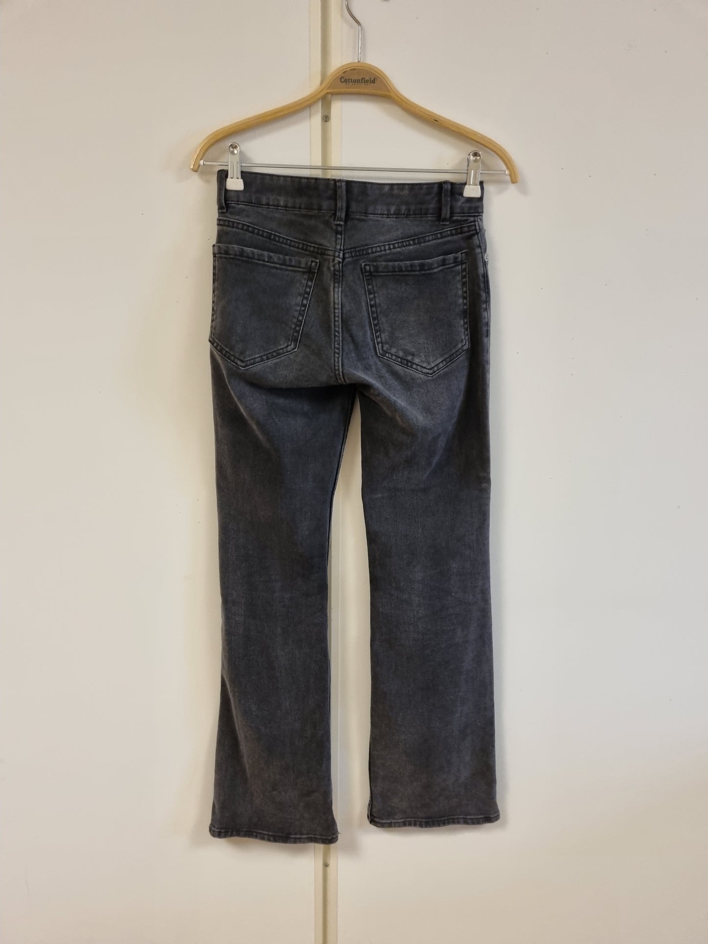 Mørkegrå Fay-jeans med rette ben – 34