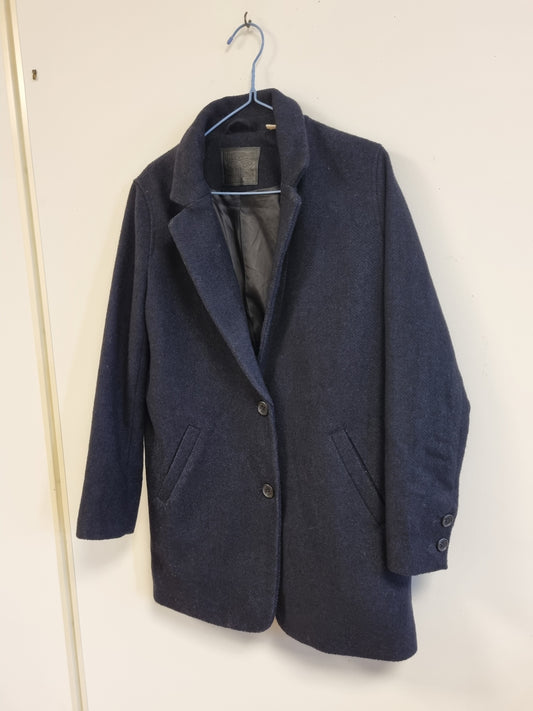 Levi’s mørkeblå ullkåpe (unisex) – XS