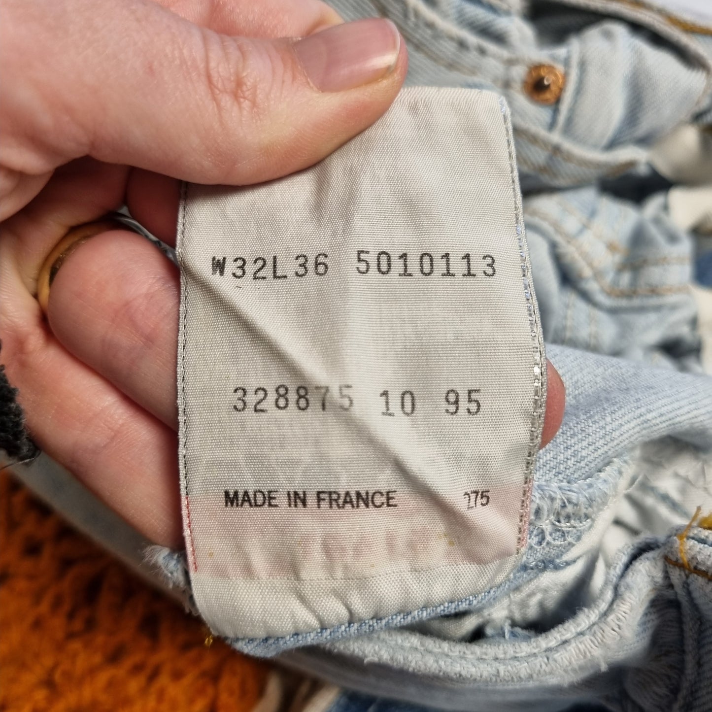 Vintage Levi's 501 Paperbag-shorts / Made in France 1995 - S/M