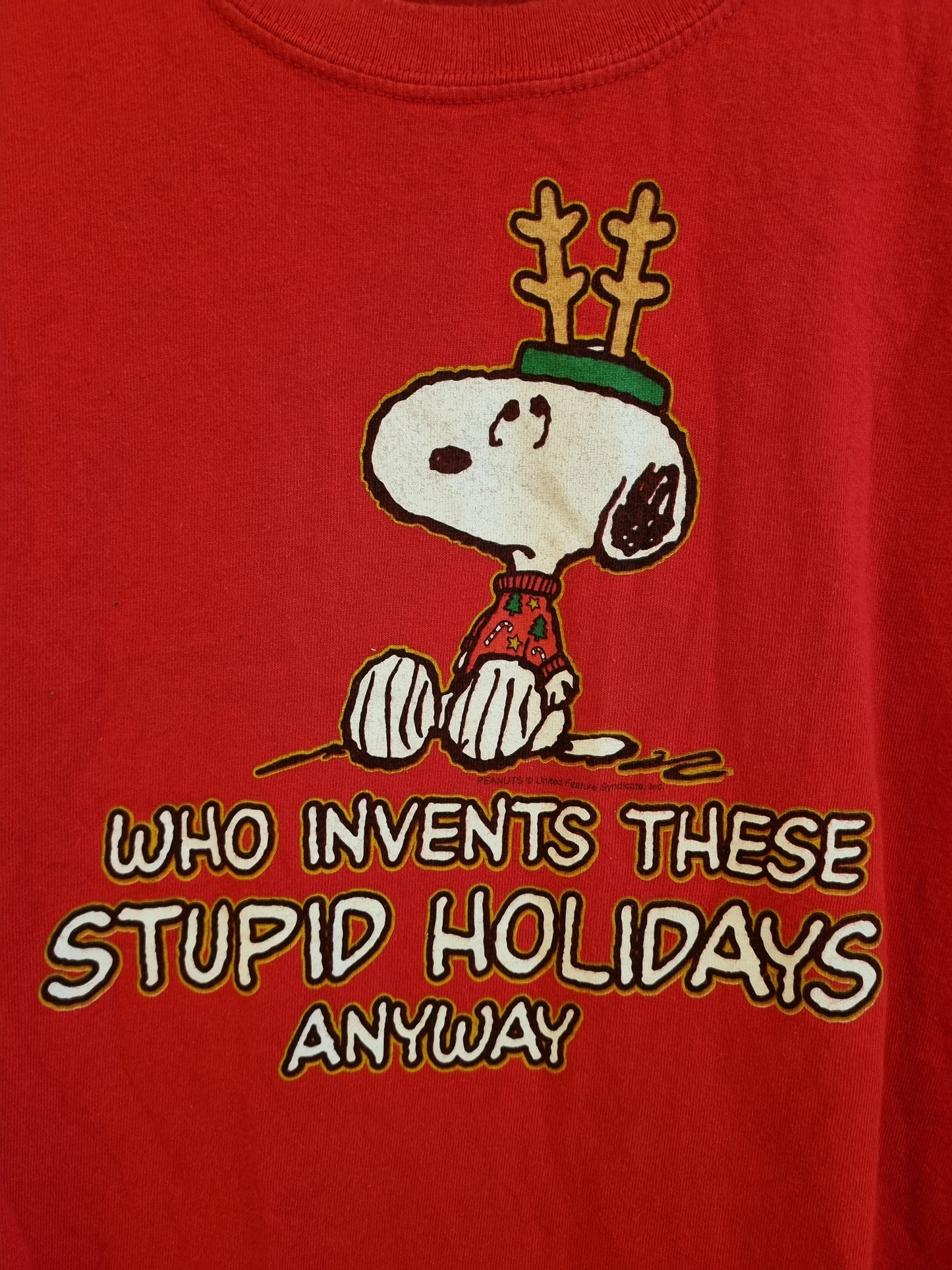 Snoopy juleskjorte - XL