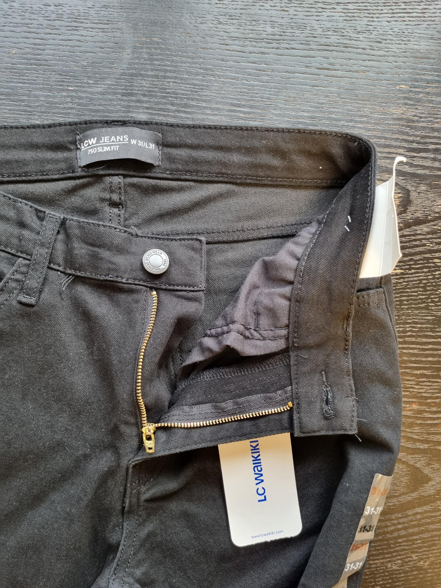 NY! Svarte jeans W31/L31