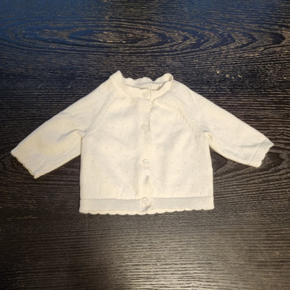 Finstrikket cardigan
