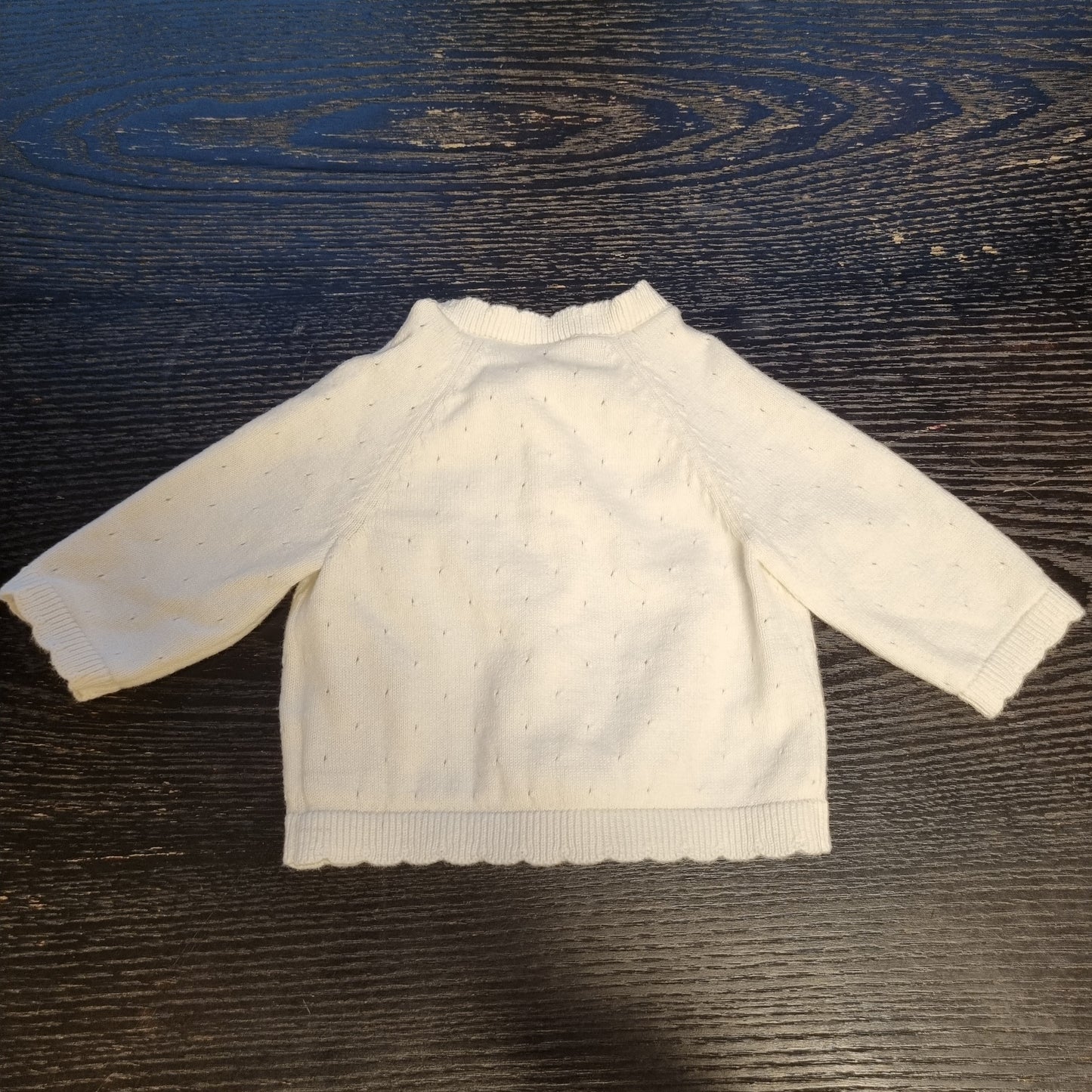 Finstrikket cardigan