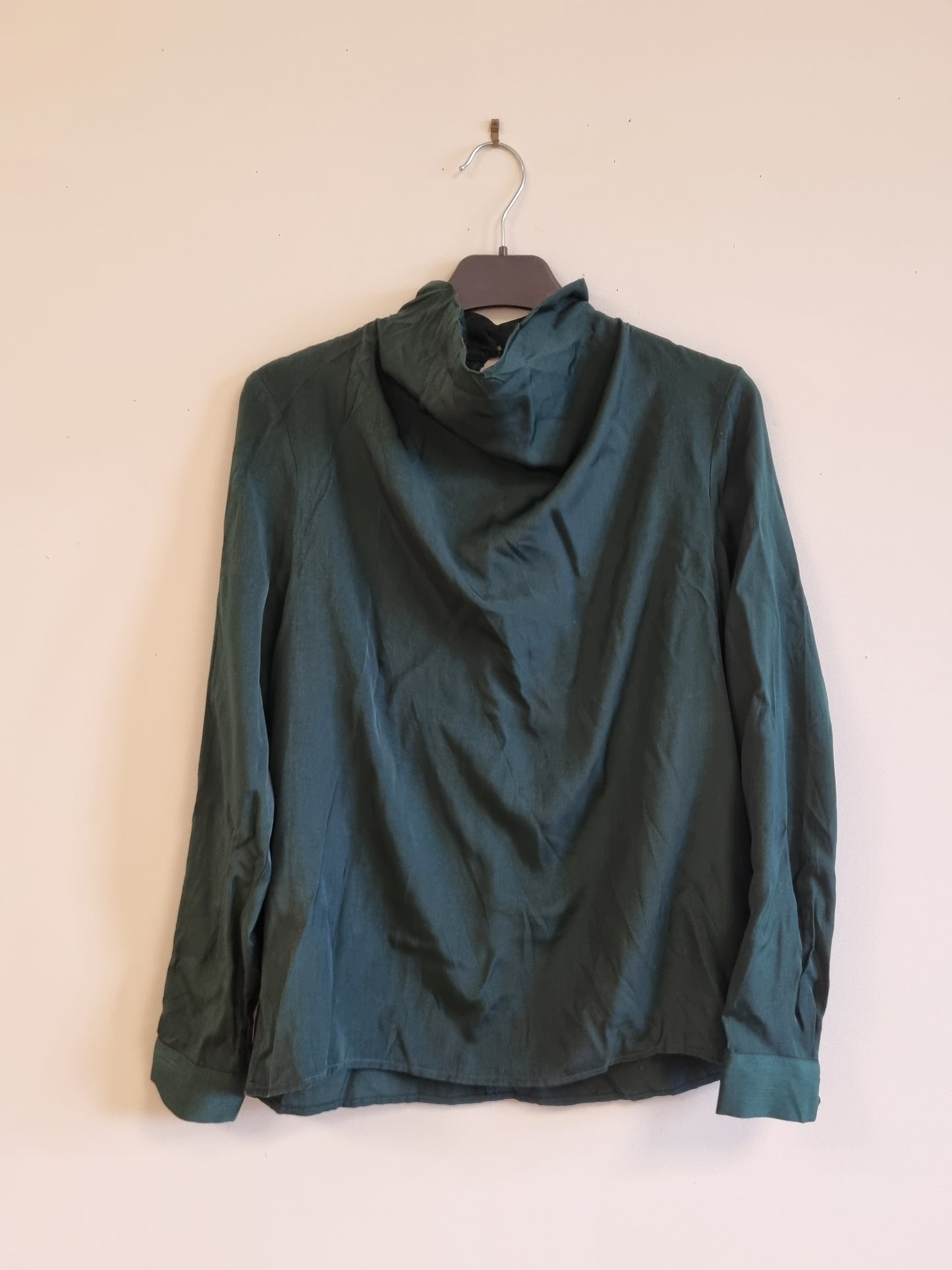 Mørkegrønn bluse - M
