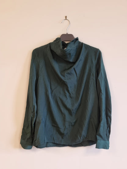 Mørkegrønn bluse - M