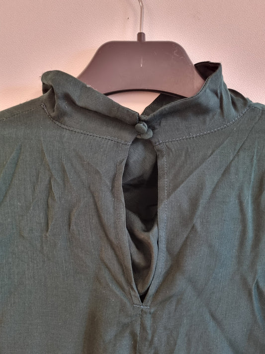 Mørkegrønn bluse - M