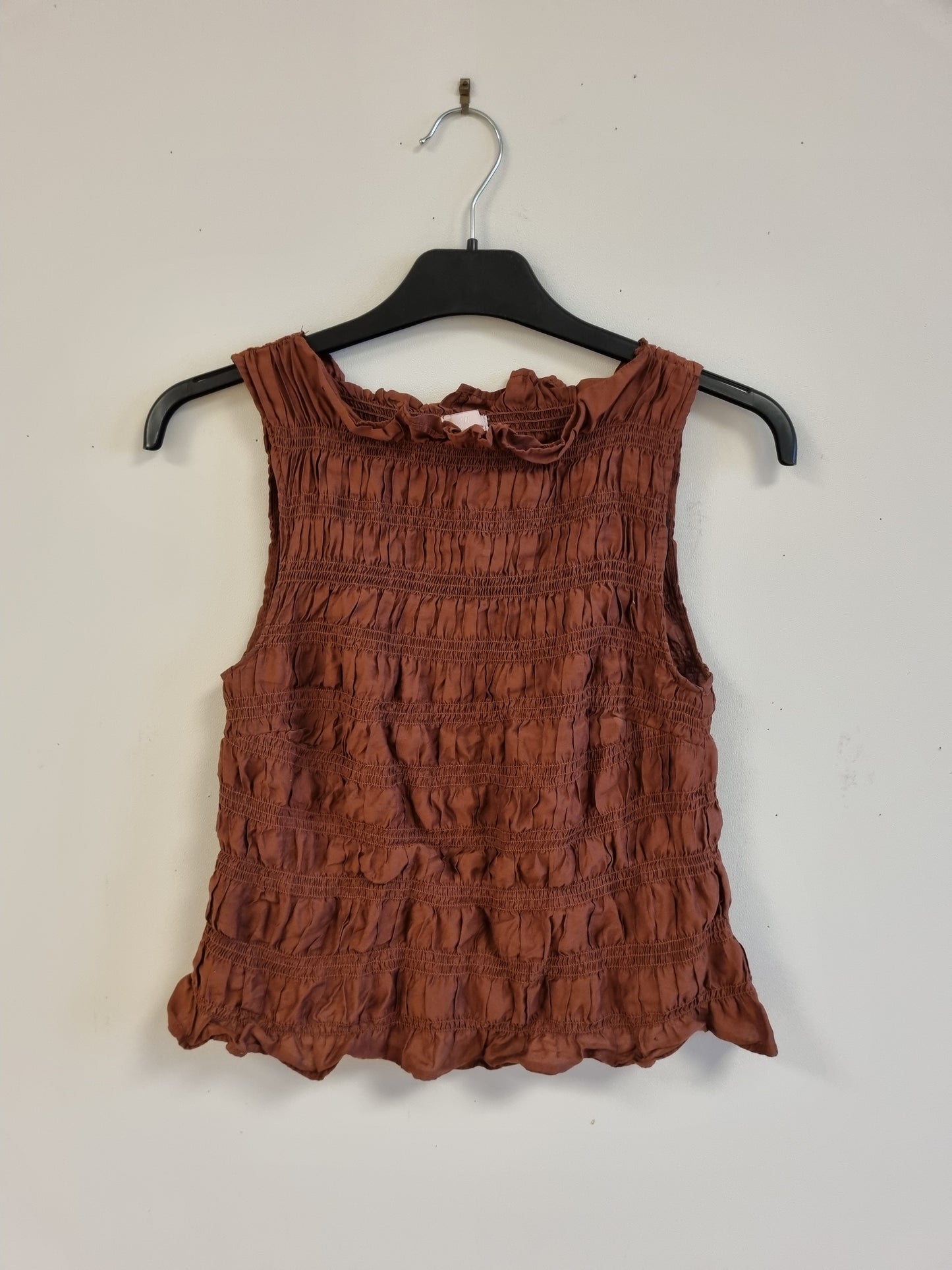 Rynket topp - XS