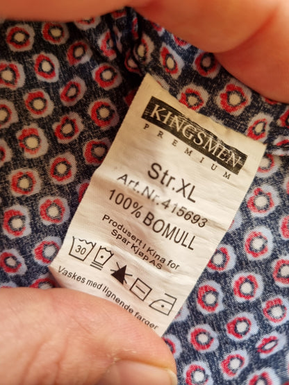 Kingsmen mønstret skjorte - XL