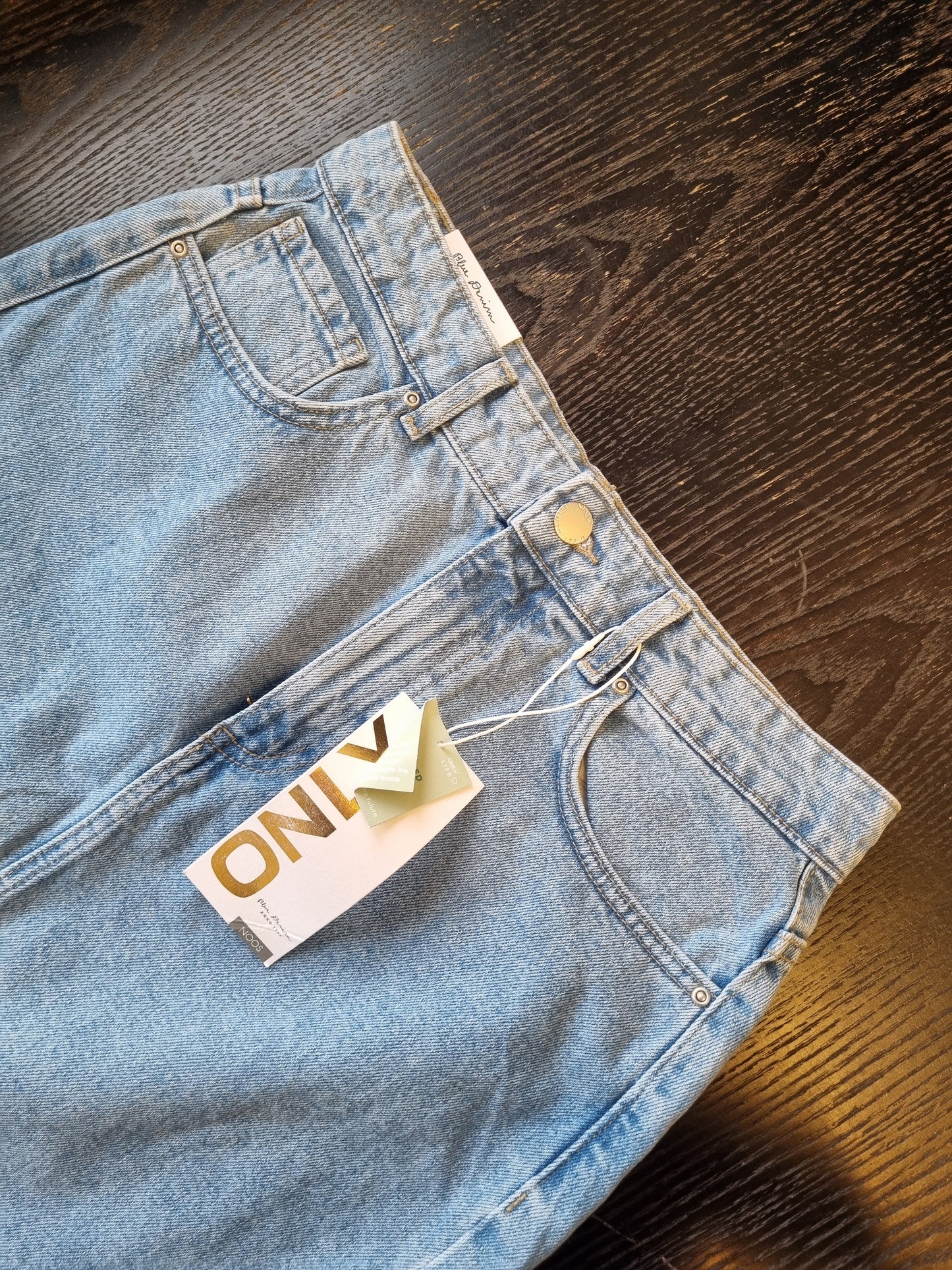 NY! Only Denimskjørt - M