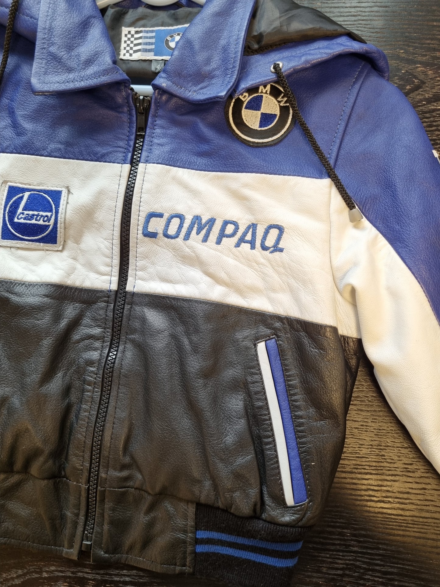 Vintage BMW F1 Skinnjakke - ca. 4 år