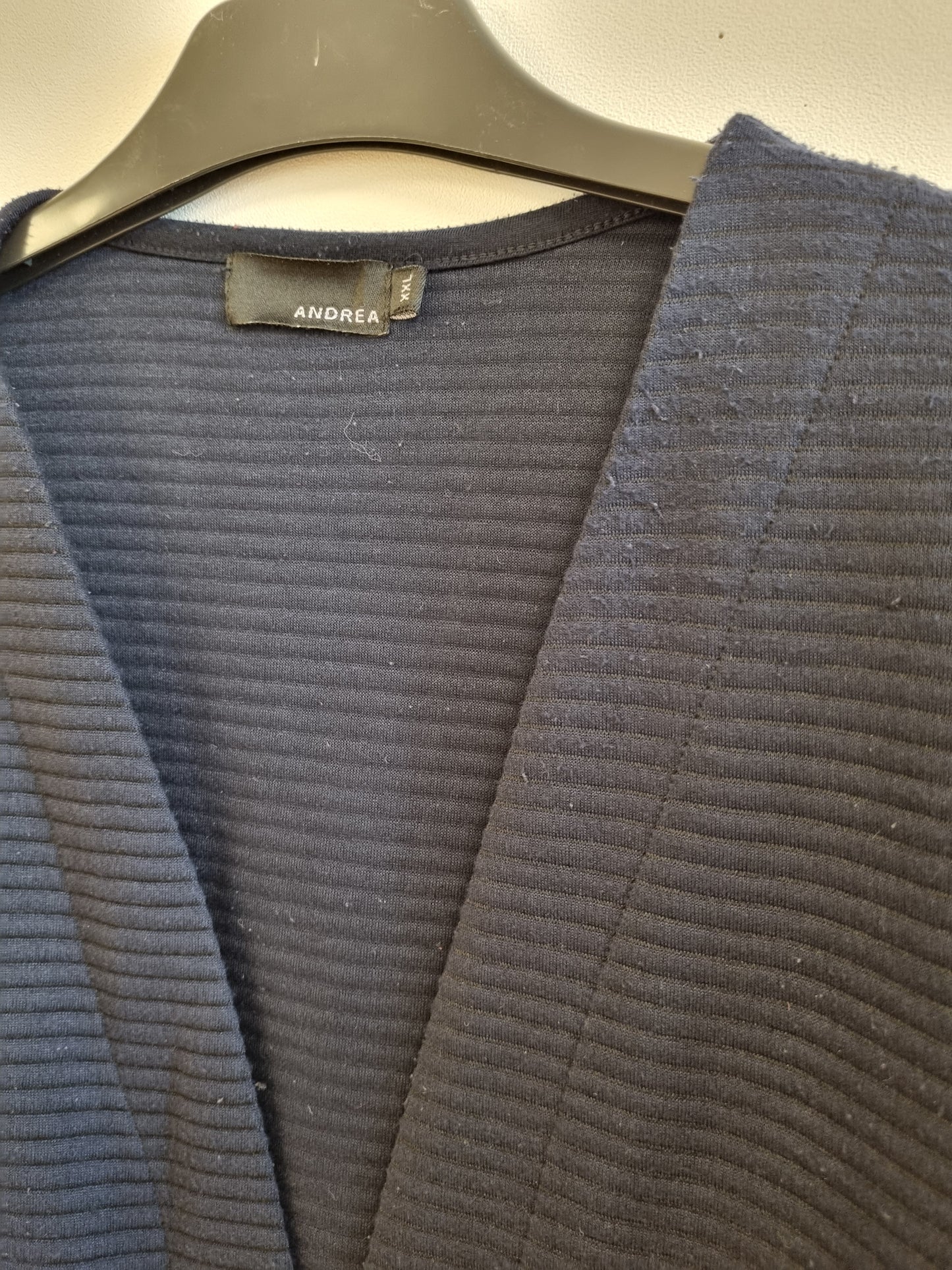 Marineblå Cardigan - 2XL
