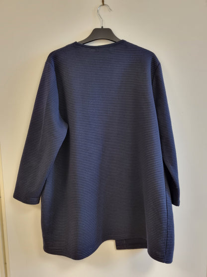Marineblå Cardigan - 2XL