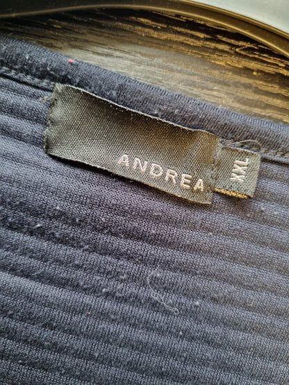 Marineblå Cardigan - 2XL