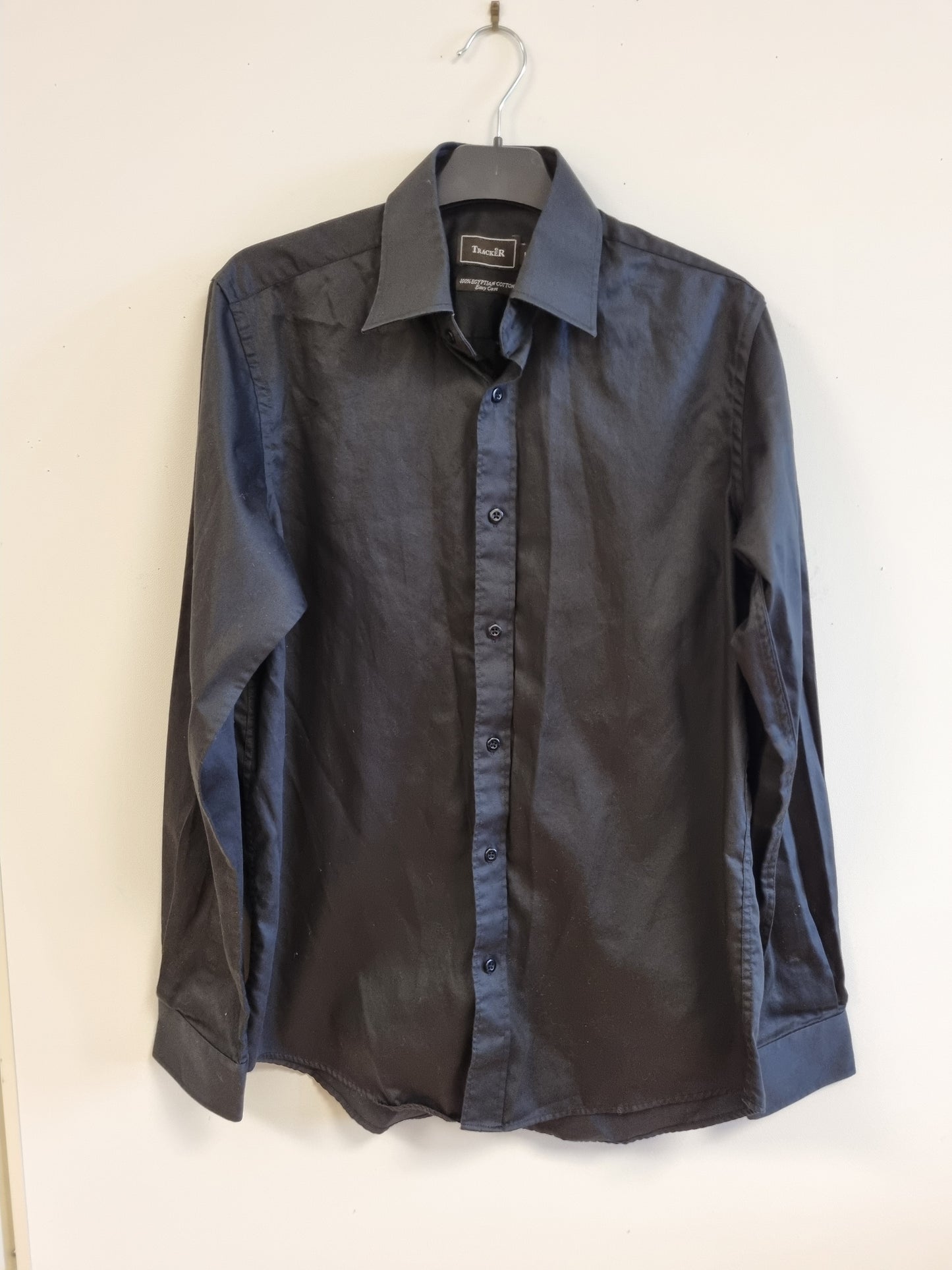 Svart dresskjorte - M