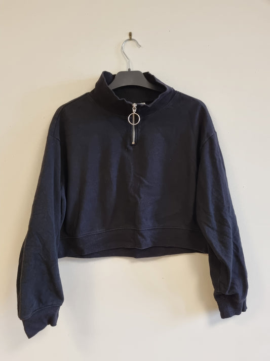 Cropped genser - S
