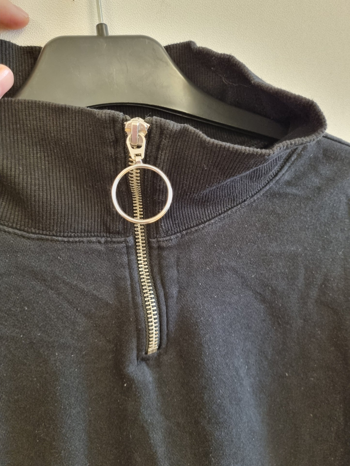 Cropped genser - S