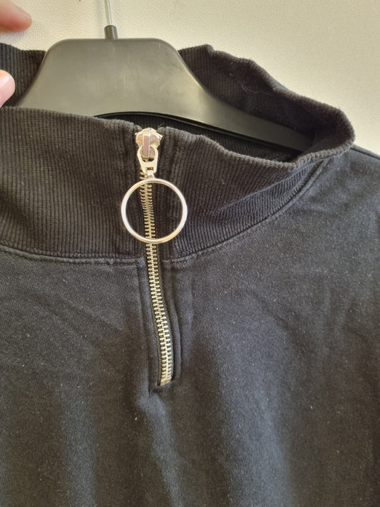 Cropped genser - S