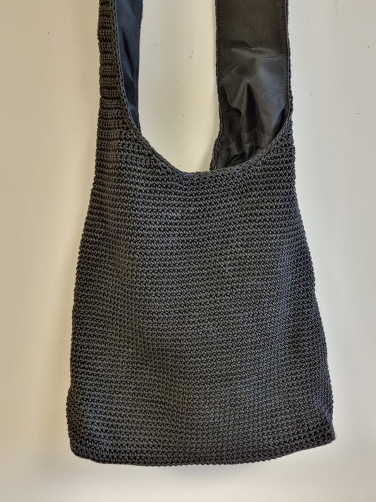 Vintage heklet skulderveske